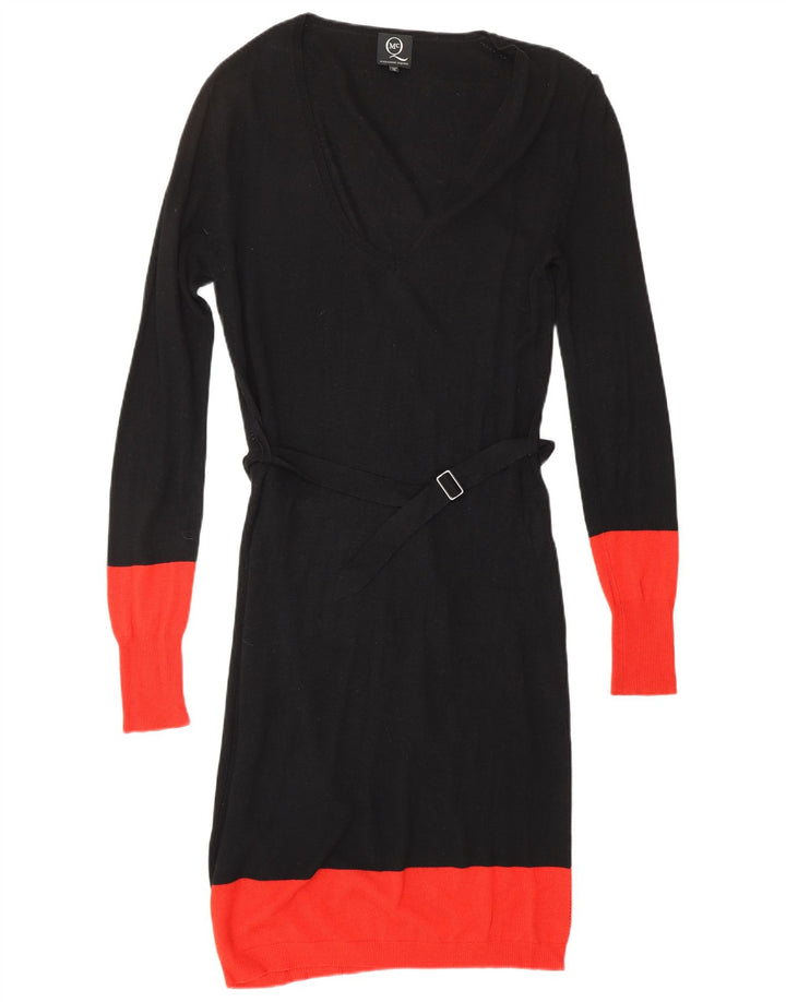 ALEXANDER MCQUEEN Damska sukienka sweterkowa IT 42 Średnia czarna projektantka z wiskozy