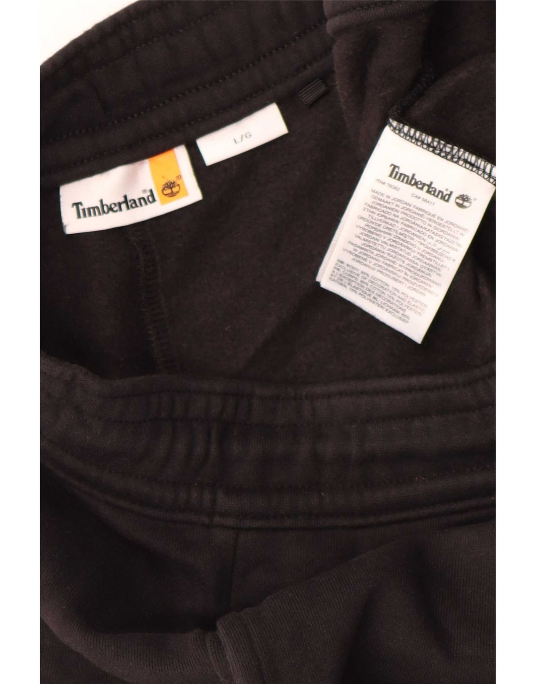 Męskie spodnie dresowe Timberland Joggery, duże, czarne, bawełniane