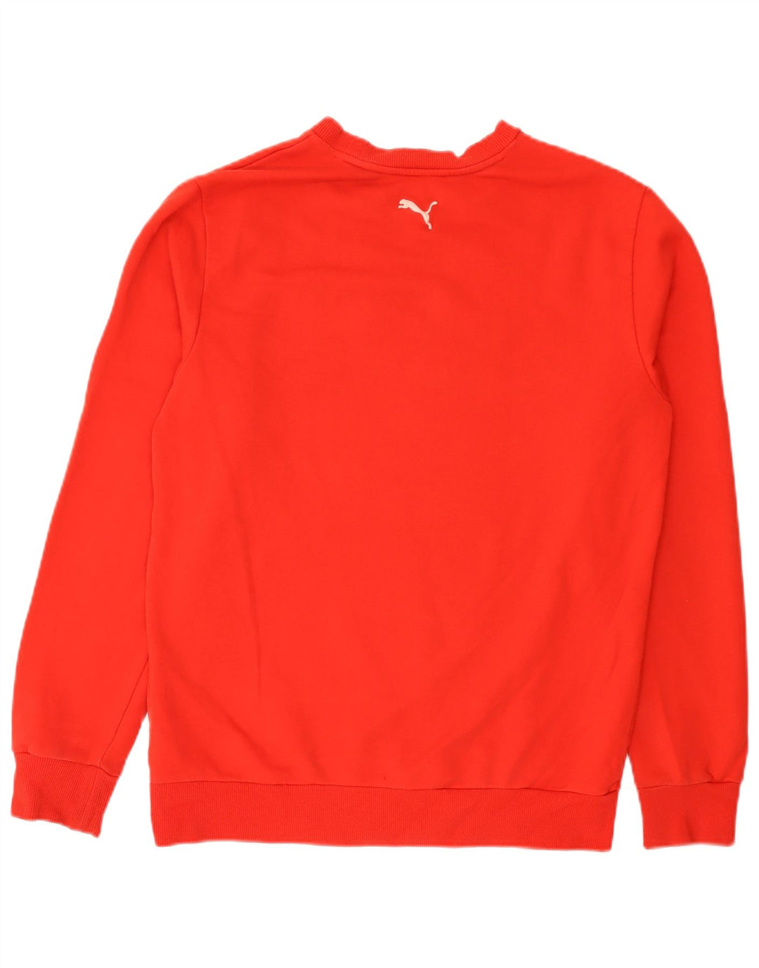 Męska bluza z grafiką Puma, sweter, średnio czerwona, bawełniana