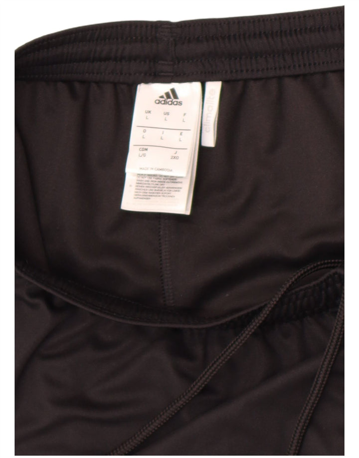 Męskie spodenki sportowe Adidas Climalite, duże, czarne, poliestrowe