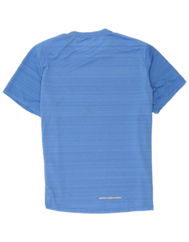 Męska koszulka Nike Dri Fit z poliestru w duże niebieskie paski