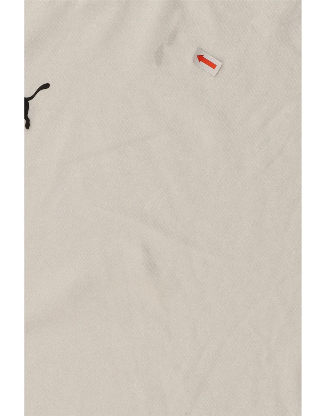 PUMA Mens T-Shirt Top XL White Cotton