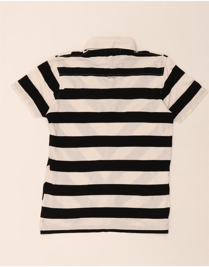 Męska koszulka polo Gant, bawełniana w średnie białe paski