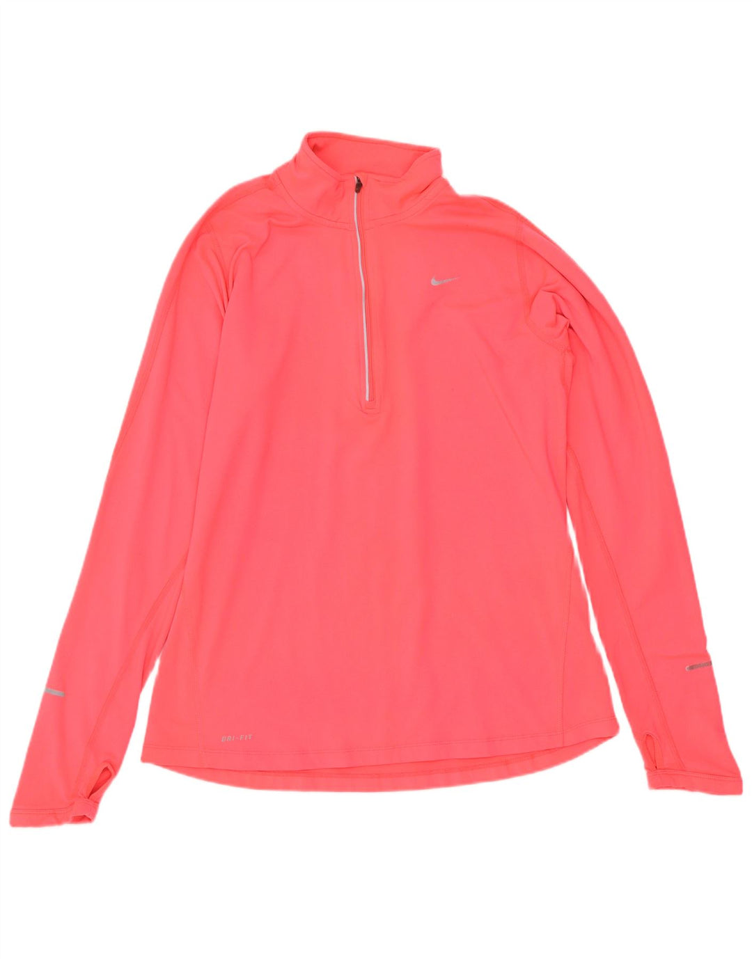 Damski dres Nike Dri Fit z zamkiem błyskawicznym na szyi, UK 12, średni róż