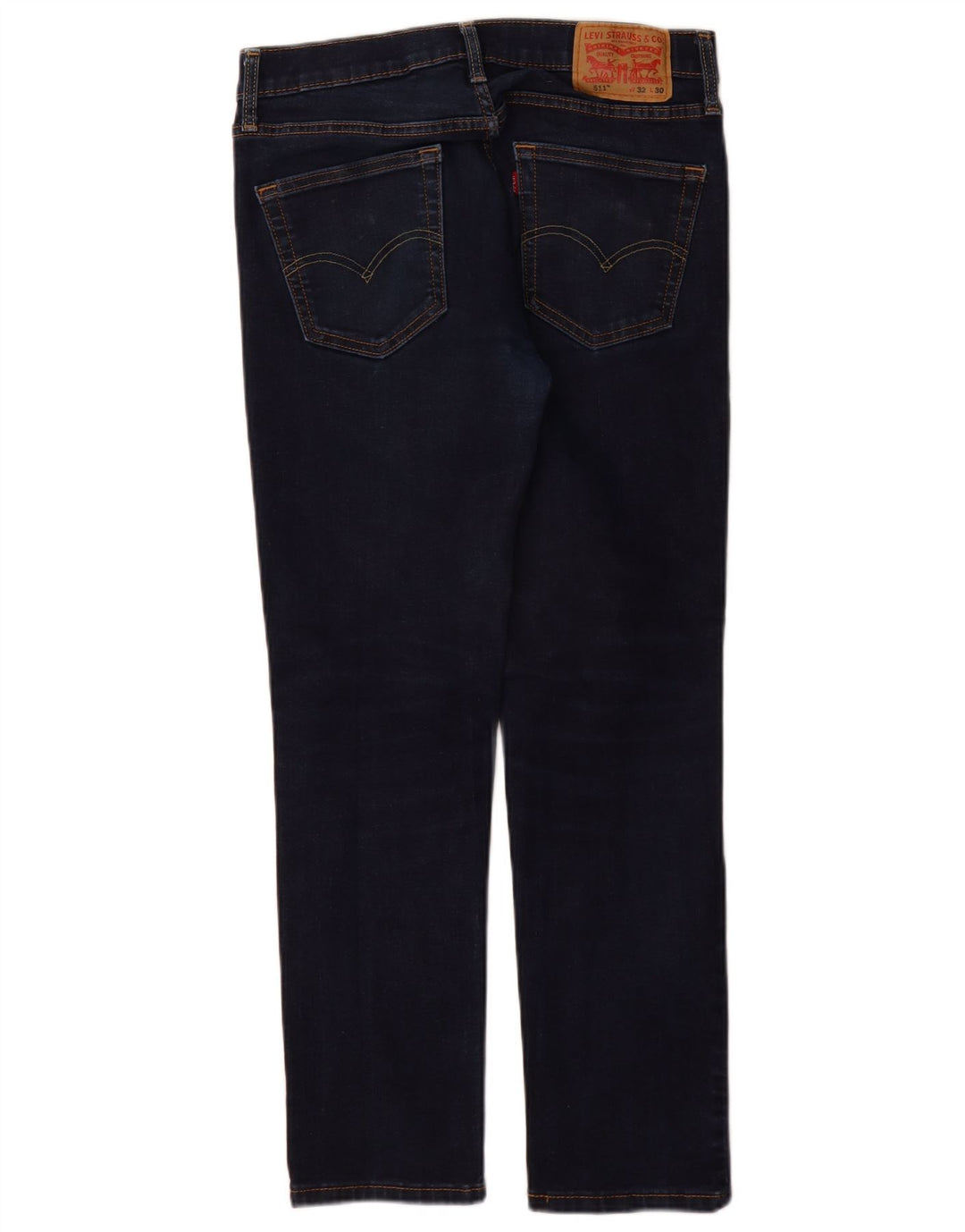 Męskie jeansy Levi's 511 Slim W32 L30 Granatowa bawełna