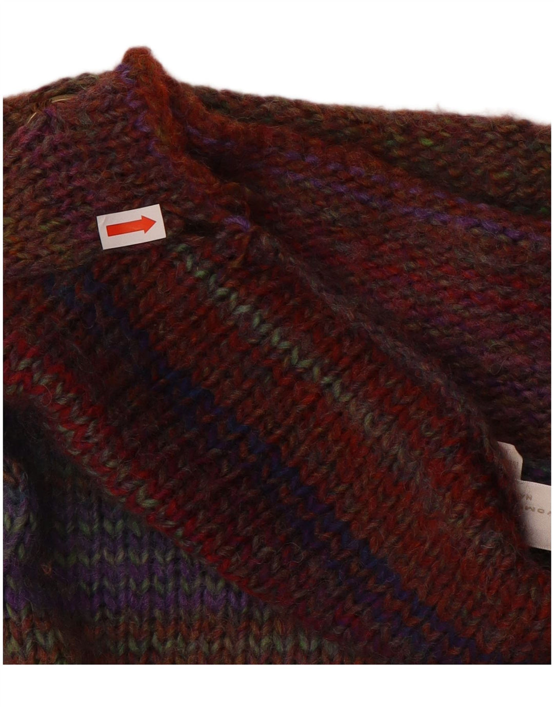 Damski sweter rozpinany Marlboro Classics Longline UK 14 Średni wielokolorowy