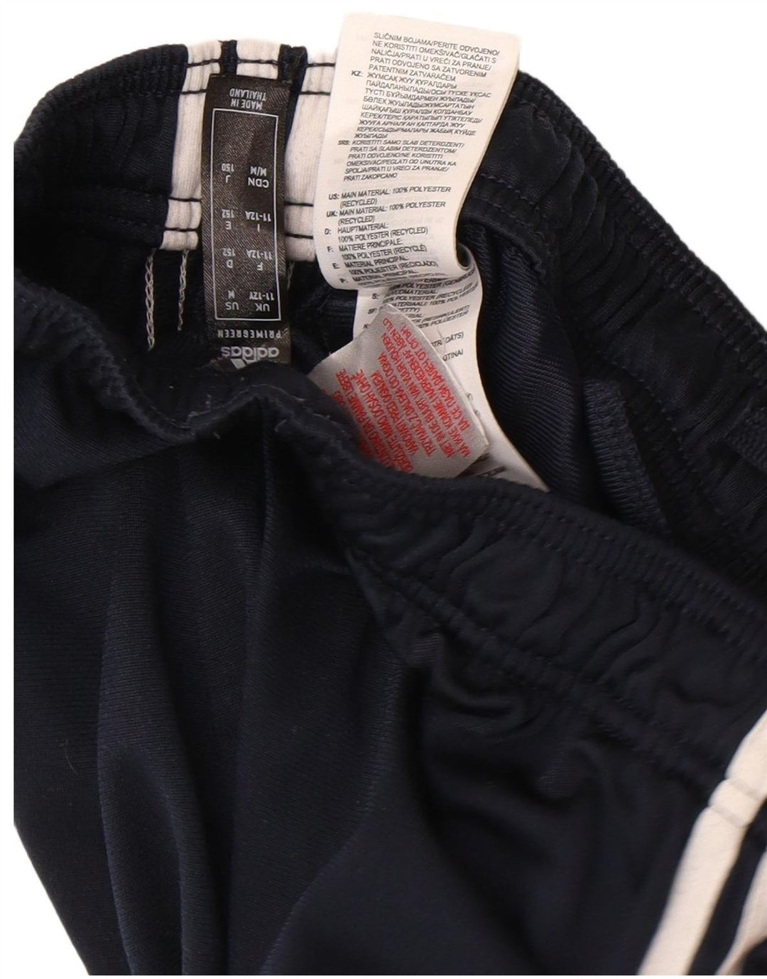 Adidas Chłopięce Spodnie Dresowe Joggery 11-12 Lat Granatowy Poliester