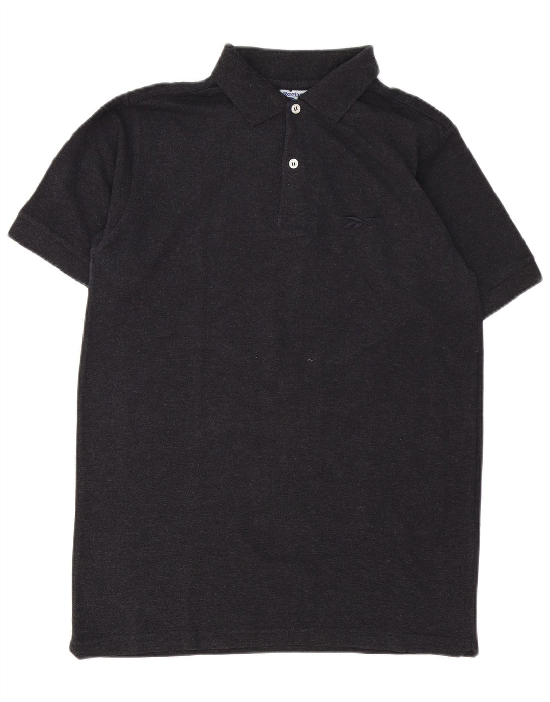 Męska koszulka polo REEBOK, średnioszara, bawełniana