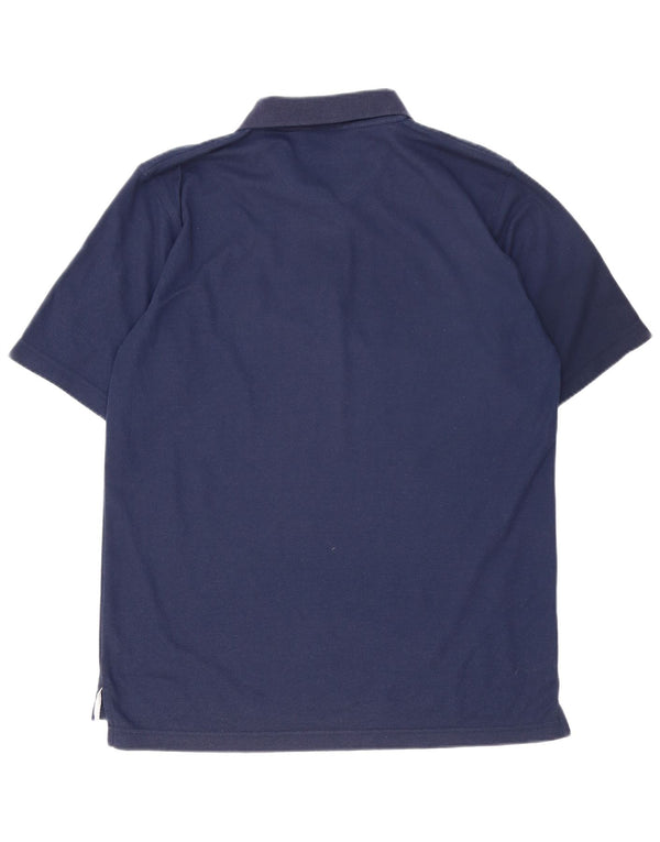 Męska koszulka polo Umbro, duża, granatowa, z poliestru