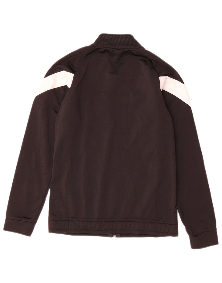 Chłopięca kurtka dresowa PUMA, 9-10 lat, czarny poliester z blokami kolorów