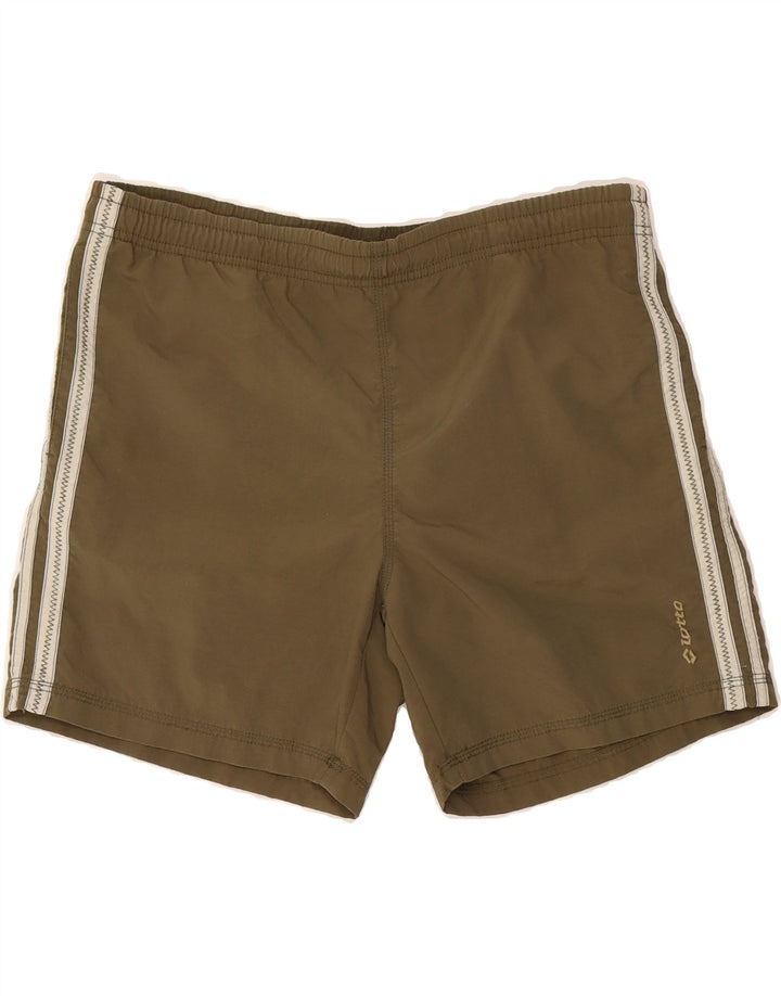 LOTTO Mens Swimming Shorts XL  Khaki Vintage Lotto and Second-Hand Lotto from Messina Hembry 