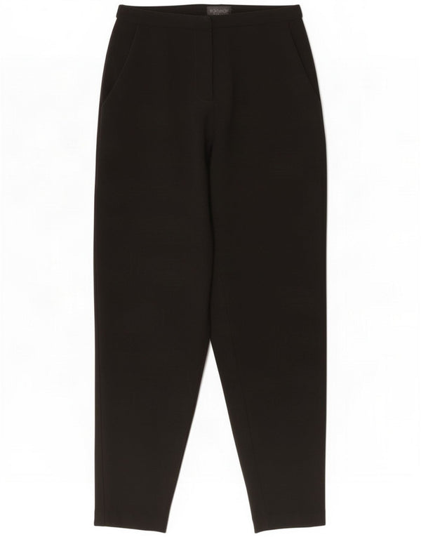 Topshop Damskie zwężane spodnie codzienne UK 8 Małe W26 L26 Czarne