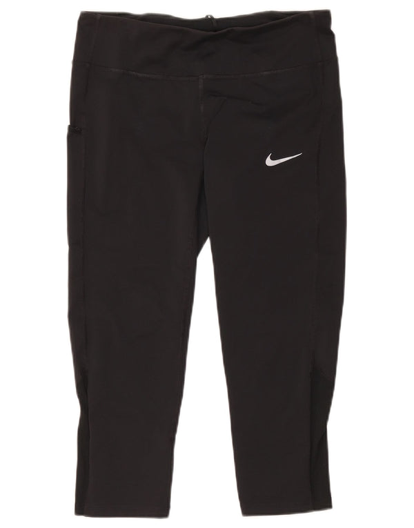 Damskie legginsy Nike Capri UK 14, średnie czarne
