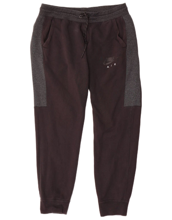 Męskie spodnie dresowe Nike Joggers XL, czarne, bawełniane z blokami kolorów