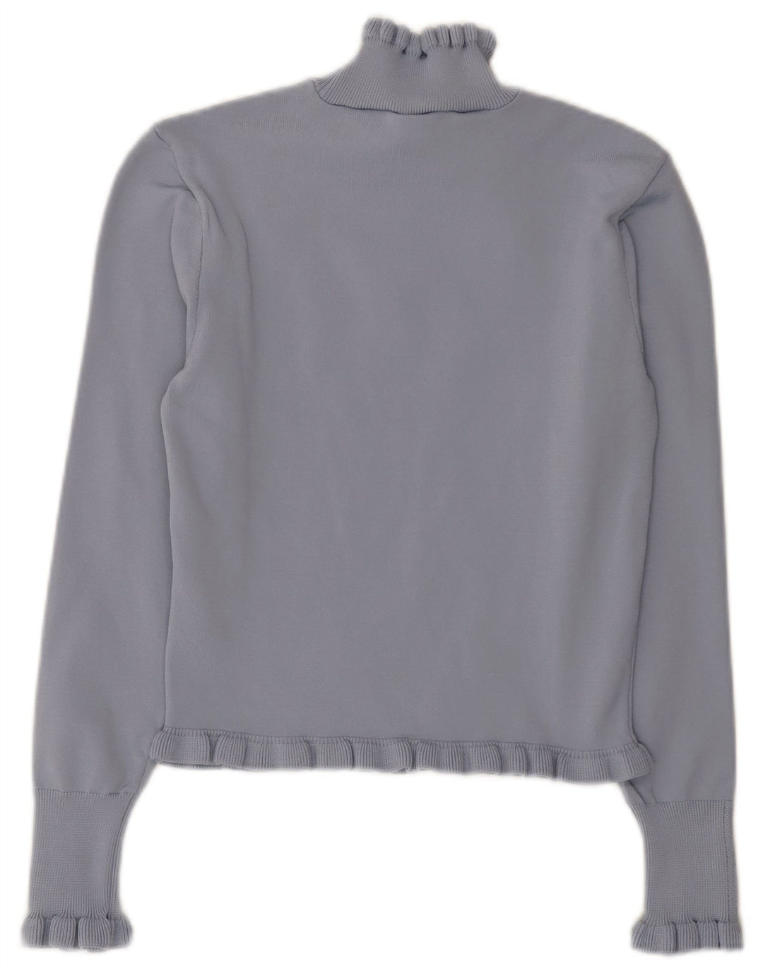 Damski sweter z golfem Zara UK 12, średni niebieski poliester