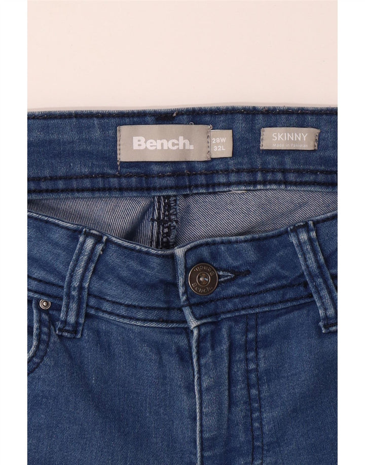 Damskie jeansy skinny BENCH W28 L29 Niebieskie