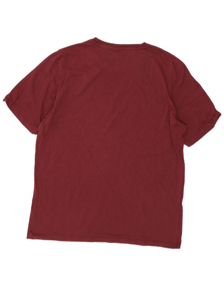 T-shirt męski Jack & Jones, średni, bordowy