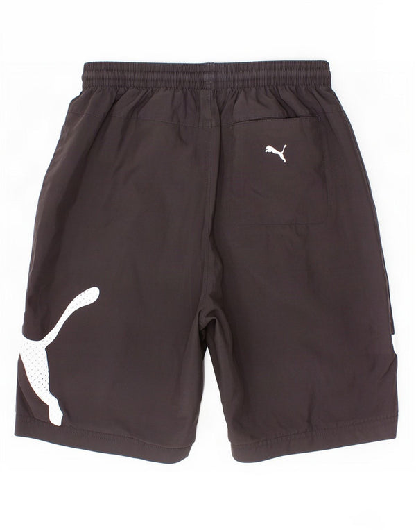 Puma Boys Graphic Sport Shorts 13-14 Years Black
