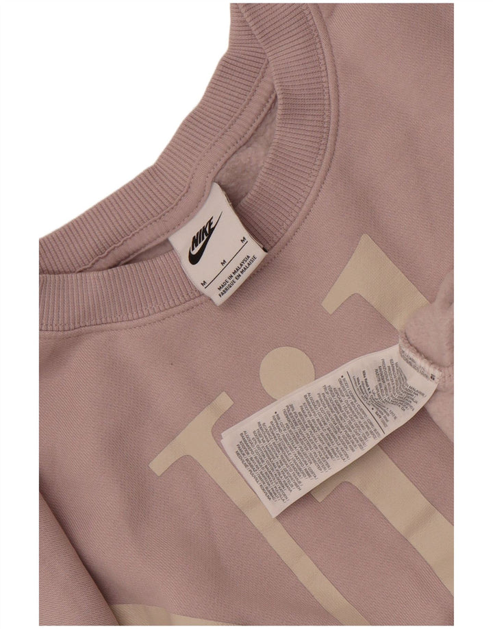 Damska bluza dresowa Nike Graphic Oversize UK 14, średnia fioletowa bawełna