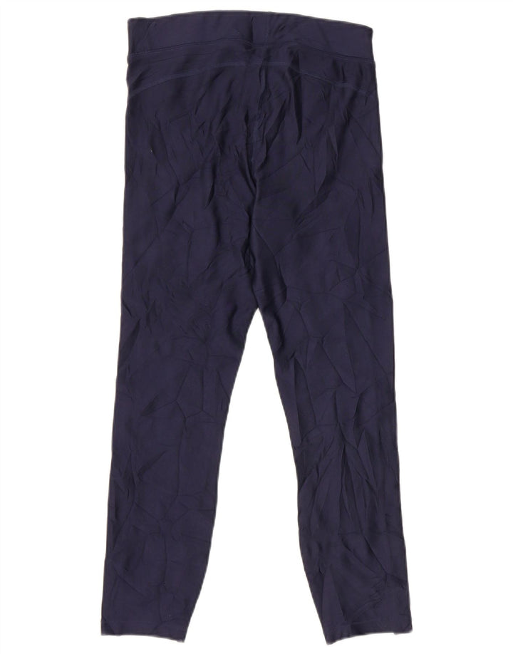 Damskie legginsy Under Armour Crop UK 8, małe, granatowe, z blokami kolorów