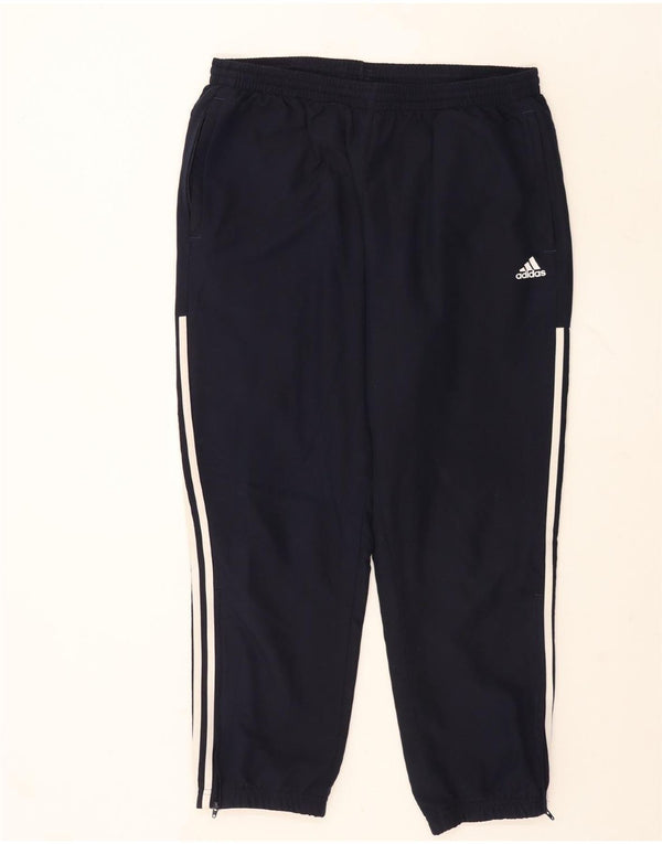 Adidas Męskie Spodnie Dresowe Joggery XL Granatowe Poliester Sport