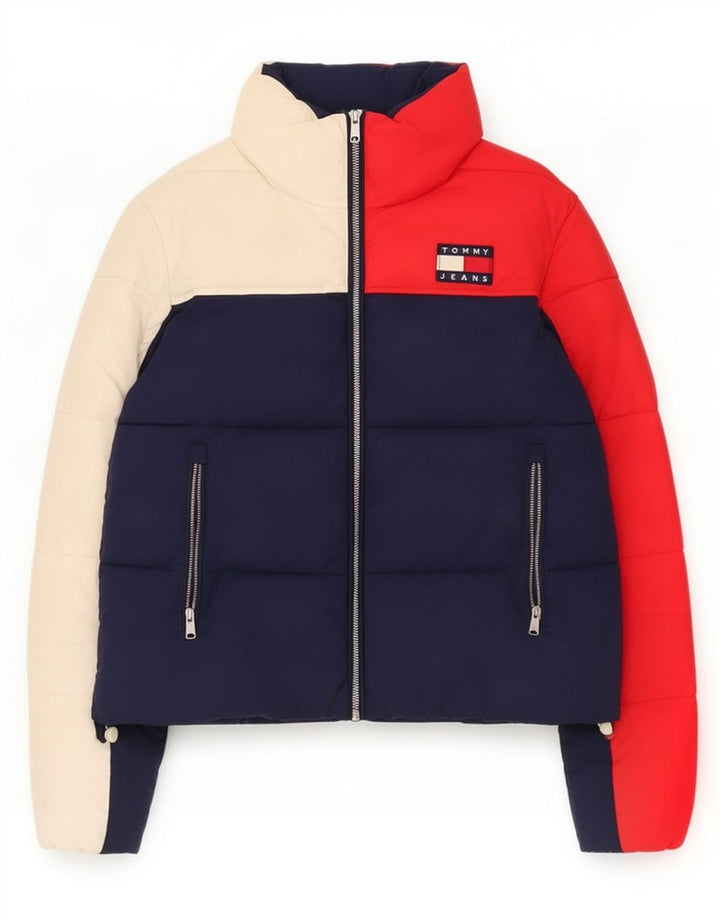 Damska ocieplana kurtka Tommy Hilfiger UK 14 w kolorze średniego granatu