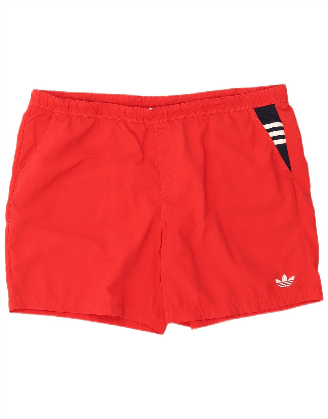 Męskie spodenki kąpielowe Adidas 2XL Czerwony nylon z blokami kolorów