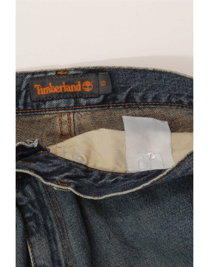 Damskie proste dżinsy Timberland US 6 Medium W30 L30 niebieskie