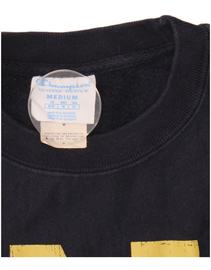Męski sweter Champion Reverse Weave Graphic, średni granatowy