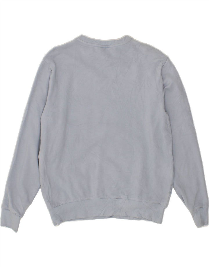 FILA Womens Sweatshirt Jumper UK 14 Medium Blue Cotton Vintage Fila and Second-Hand Fila from Messina Hembry 