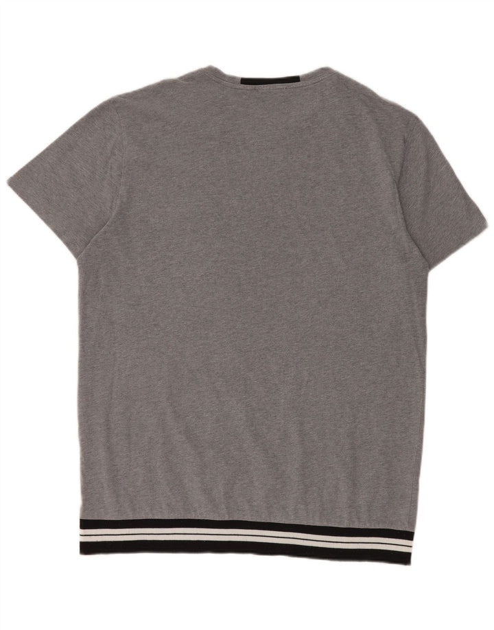 T-shirt męski Paolo Pecora Top w kolorze średnioszarym
