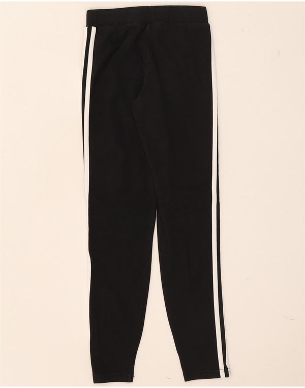 Legginsy Adidas Dziewczęce 11-12 Lat Czarne Bawełniane
