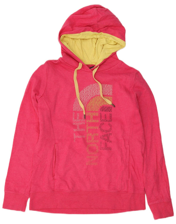 Damska bluza z kapturem i kapturem The North Face, UK 12, średnio różowa, sportowa