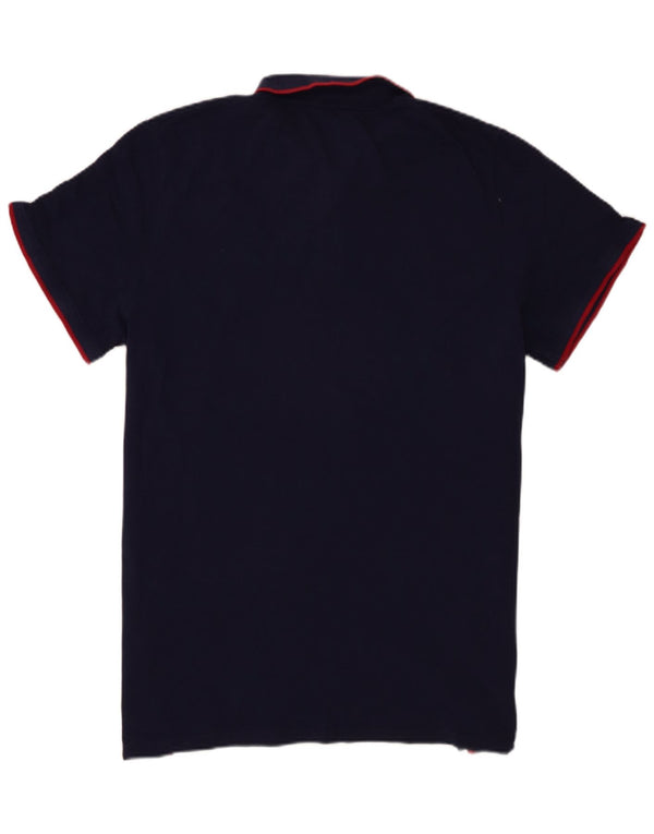 Męska koszulka polo Mountain Warehouse 2XL, granatowa, bawełniana