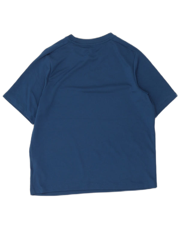 Chłopięcy T-shirt z grafiką Nike Dri Fit, 13-14 lat XL, granatowy, poliester