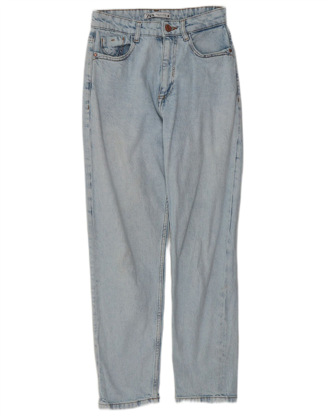 Damskie jeansy zwężane Zara EU 36 XS W26 L27 Niebieskie