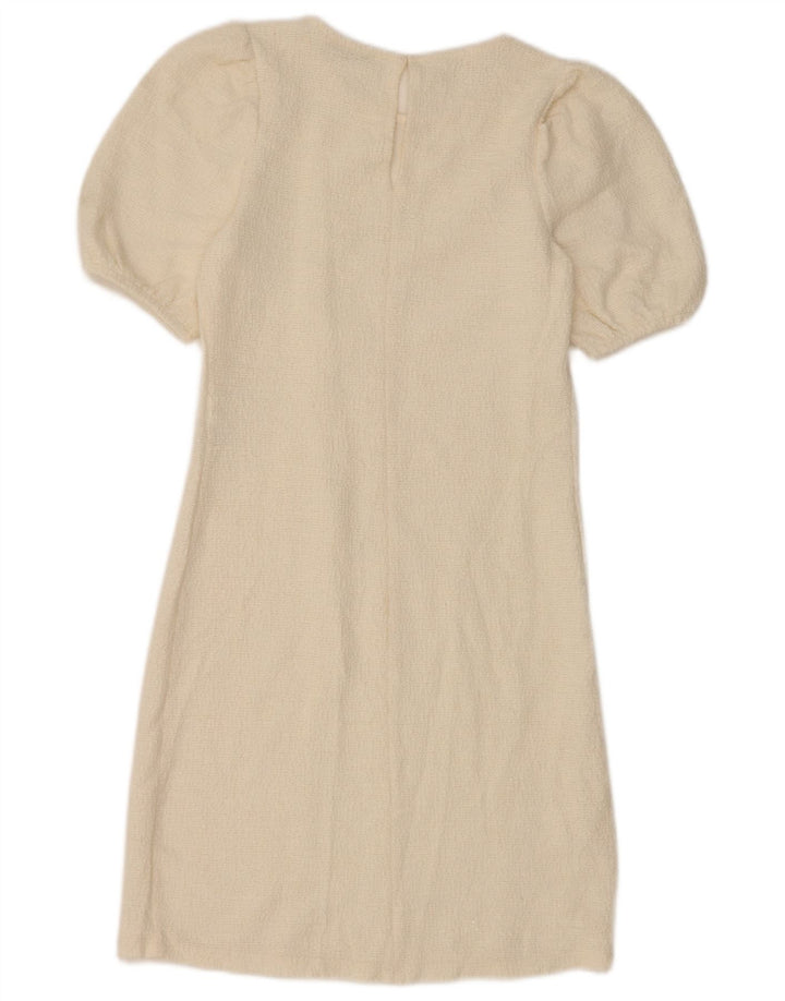 Sukienka damska Zara UK 8 Small, biała, bawełniana