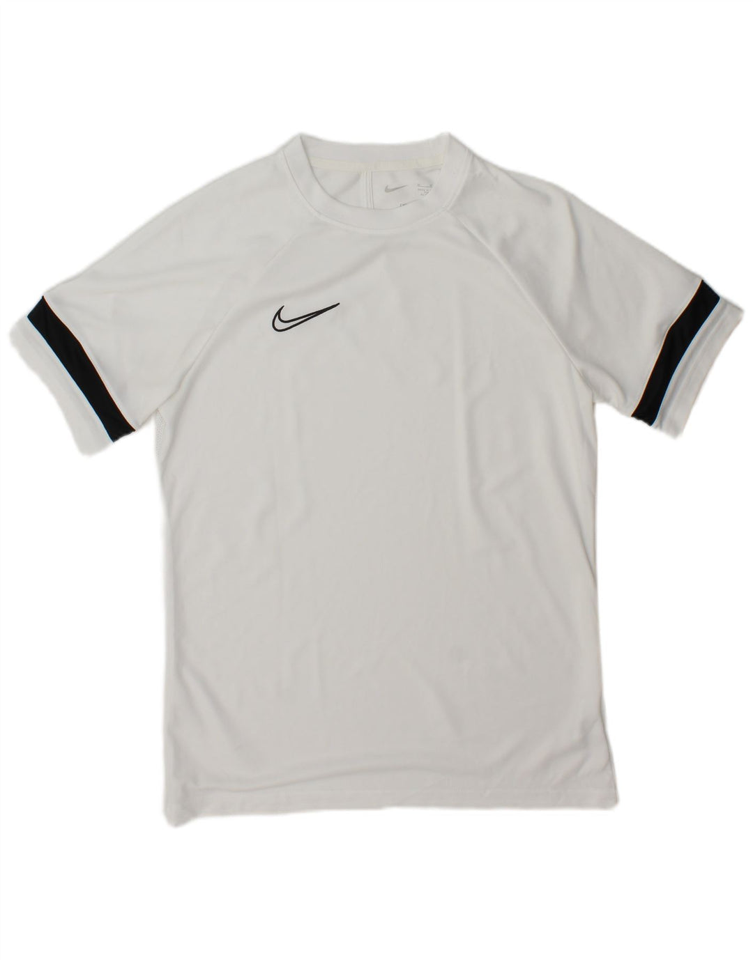 Męska koszulka Nike Dri Fit Top z poliestru w kolorze średniej bieli