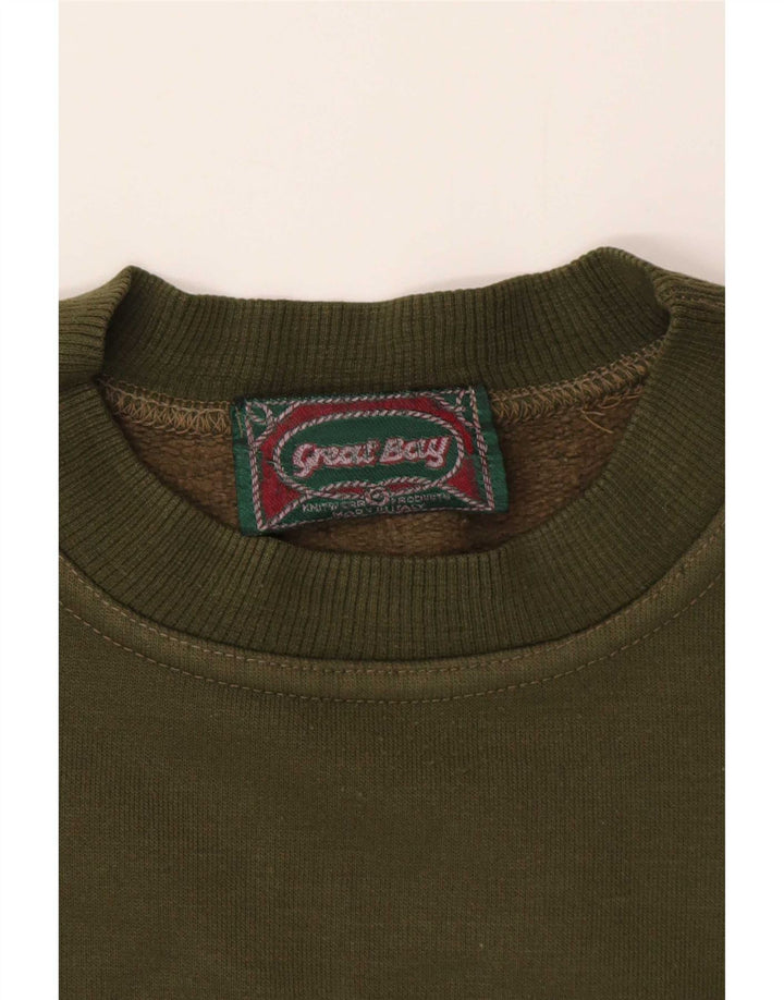 Męski sweter z grafiką Great Bay XL, khaki