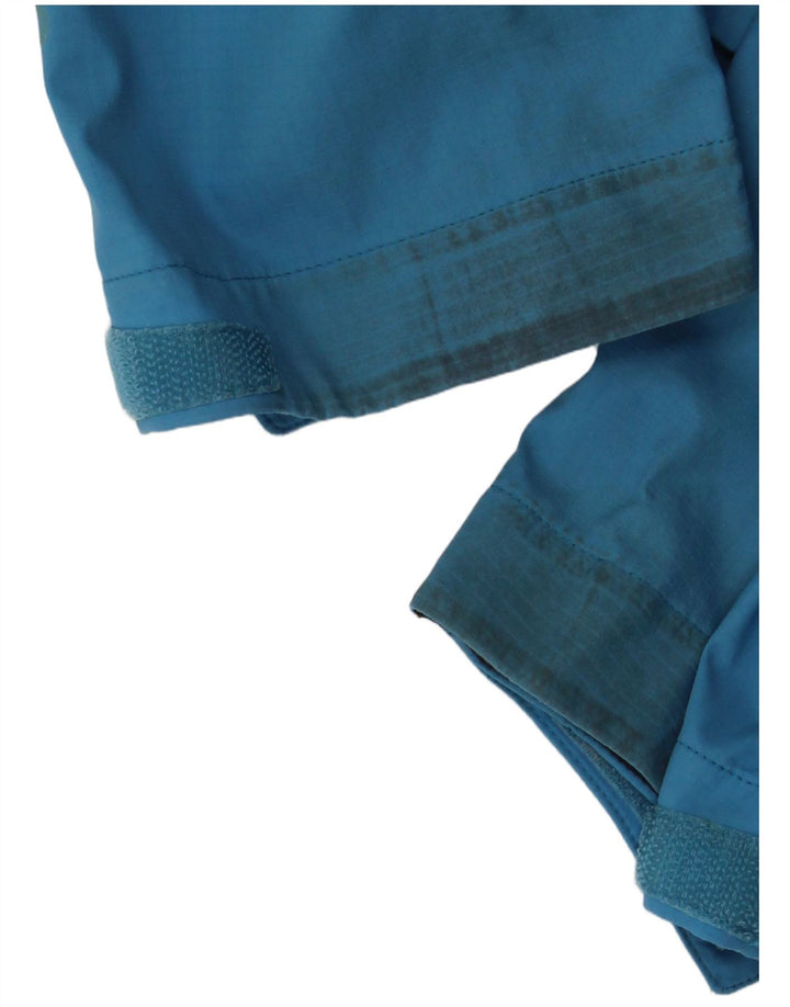 Męska kurtka przeciwdeszczowa Patagonia z kapturem UK 38 Średni niebieski nylon