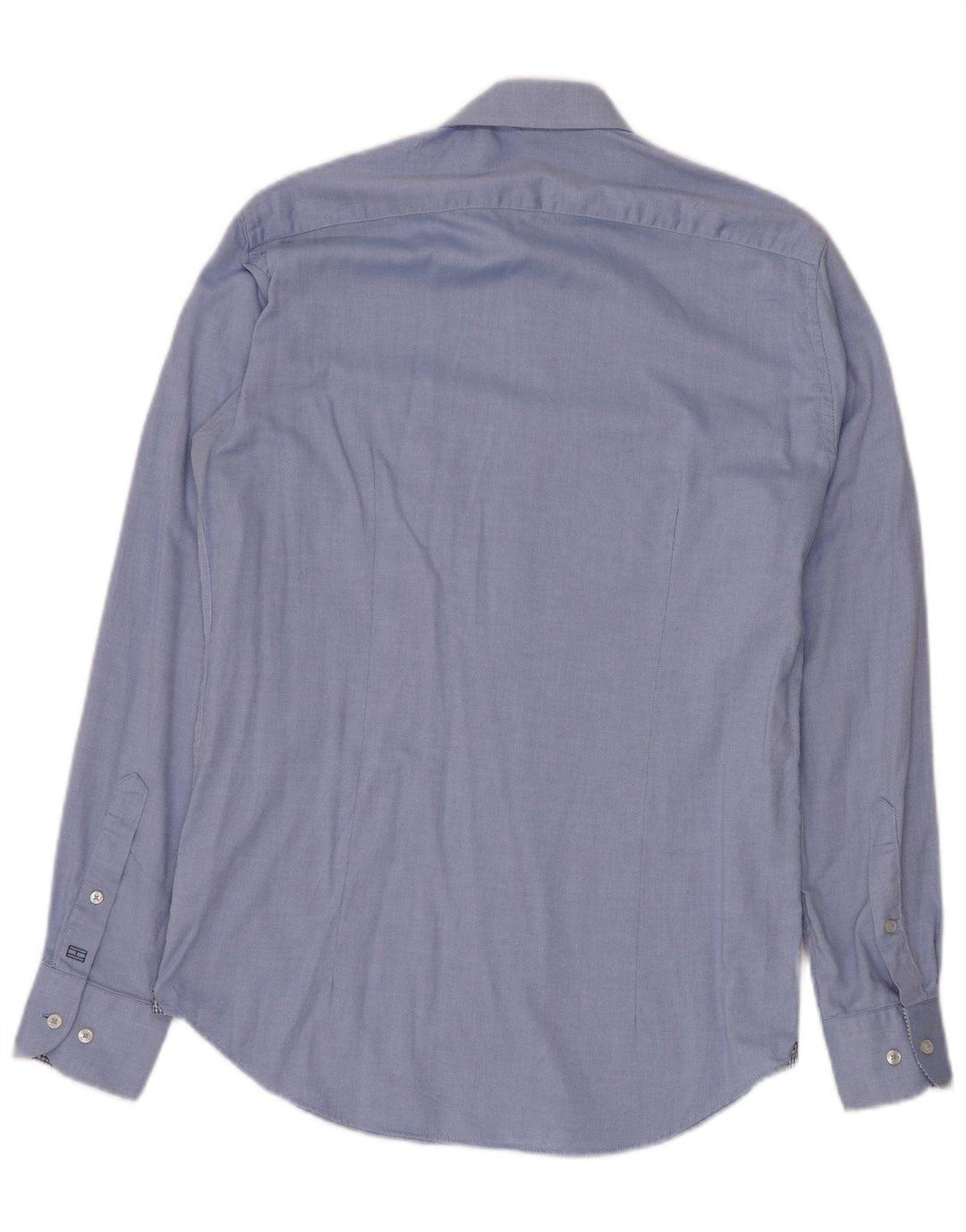 Męska dopasowana koszula TOMMY HILFIGER rozmiar 37 14 1/2 Mała niebieska bawełna