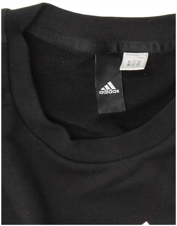Męska bluza Adidas z grafiką, duża, czarna