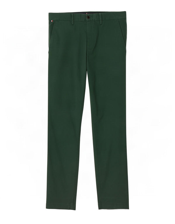 Męskie spodnie Chino Slim Tommy Hilfiger W32 L32 Zielona bawełna