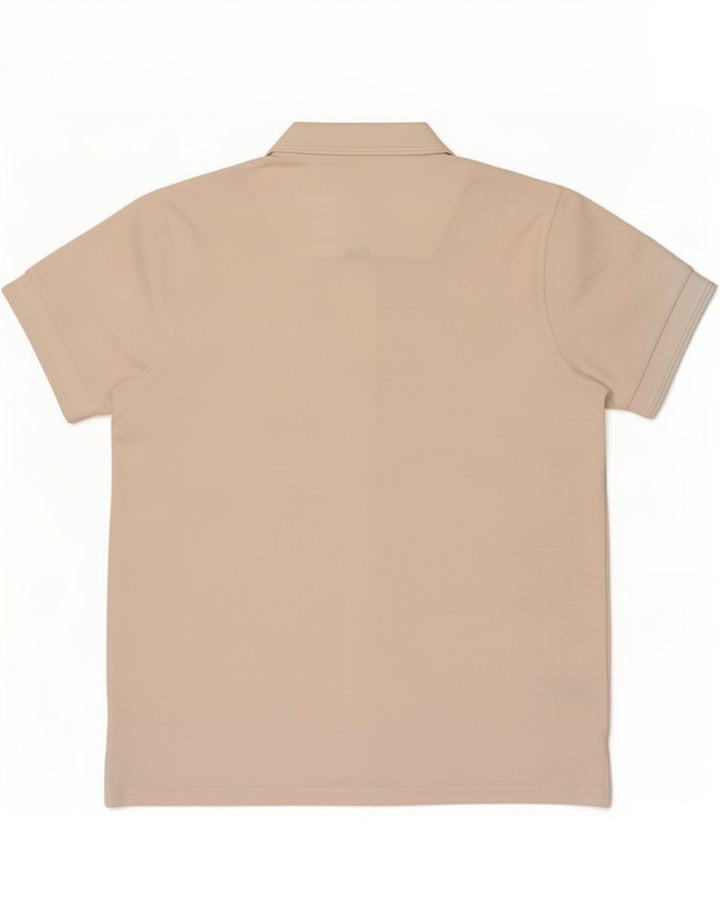 Męska koszulka polo Replay, średnia, bawełniana w kolorze złamanej bieli