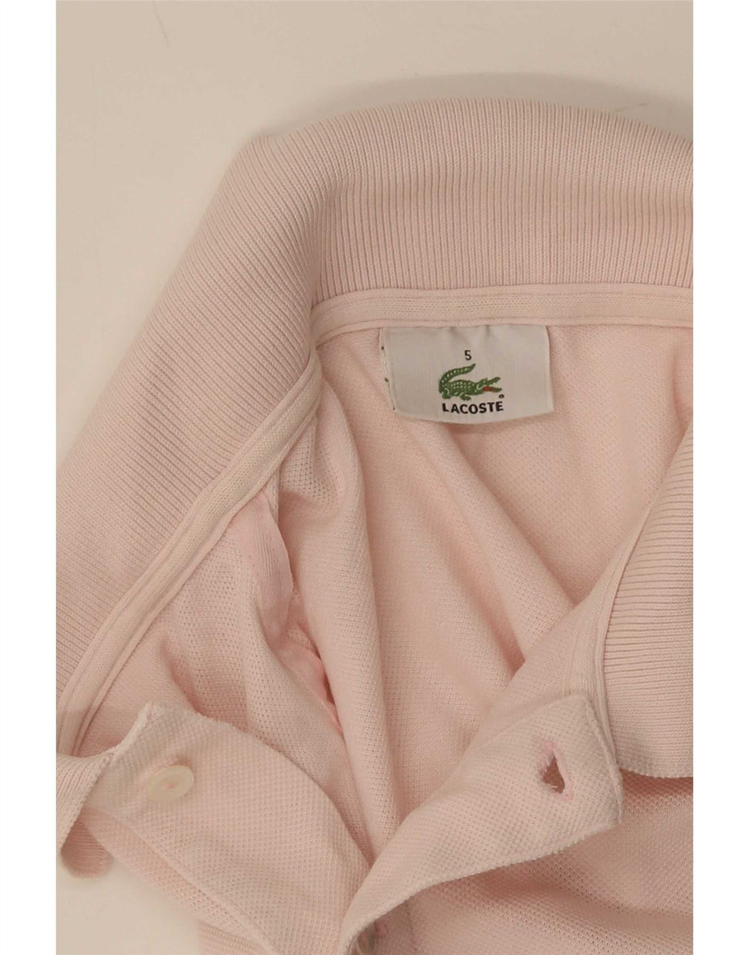 Męska koszulka polo Lacoste, rozmiar 5, duża, różowa
