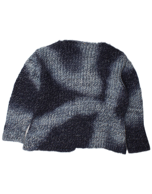 Sweter damski Bottega Cardigan UK 16, duży, granatowy, wełniany