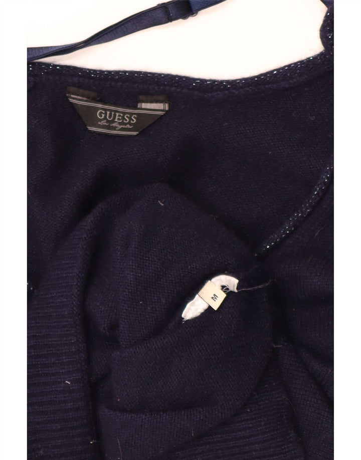 Sweter damski Guess z dekoltem w łódkę, UK 14, średni granatowy