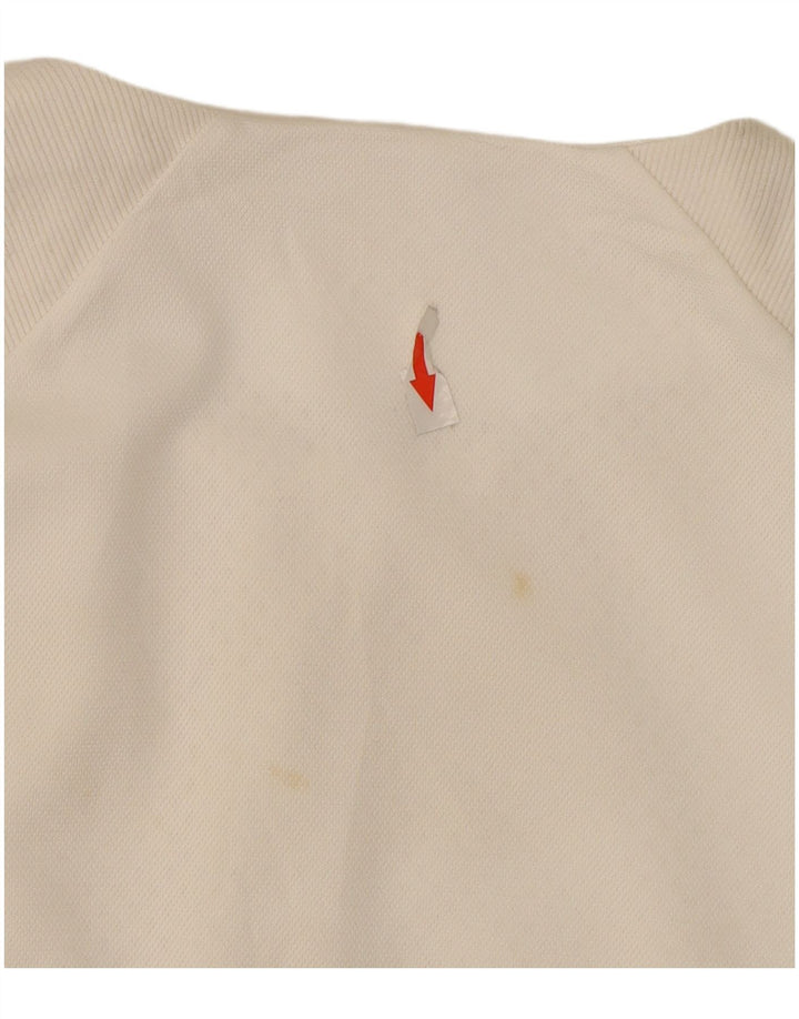 Damska kurtka dresowa Nike Dri Fit Crop Top UK 16, duża, biała, poliestrowa