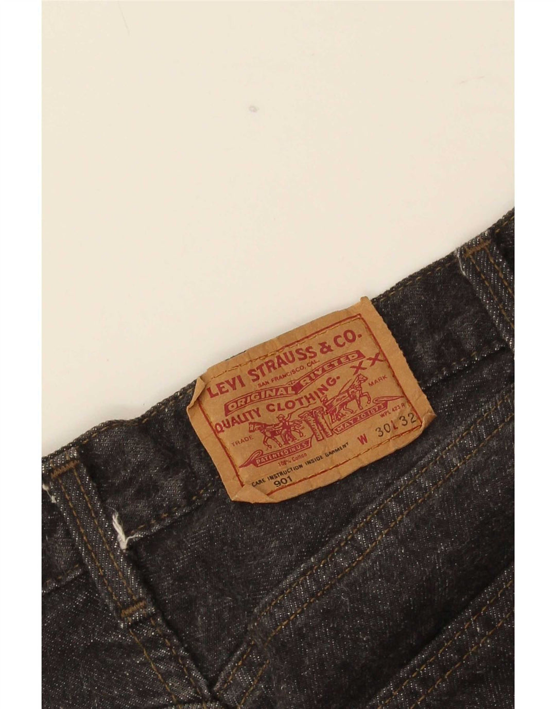 Męskie jeansy Levi's 901 Tapered W30 L32 Czarne