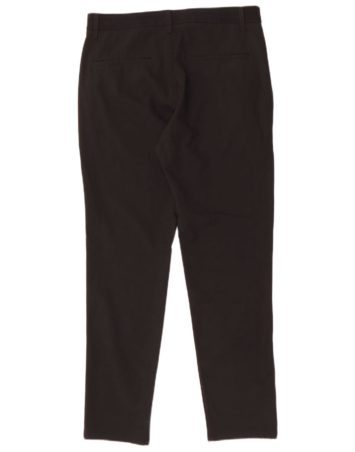 Męskie spodnie garniturowe Zara Slim Medium W31 L29 Czarny poliester